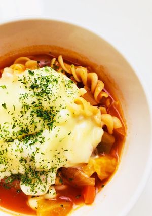 ミネストローネonとろけるチーズ☆-レシピのメイン写真