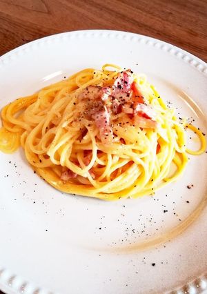 とろとろカルボナーラ-レシピのメイン写真