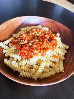 フジッリのミートソースパスタ-レシピのメイン写真