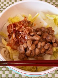 納得キムチうどん-レシピのメイン写真