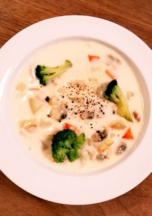 クラムチャウダー-レシピのメイン写真