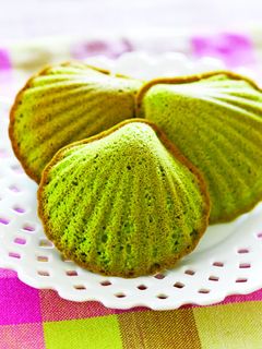 桑抹茶マドレーヌ-レシピのメイン写真