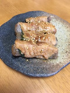 こんにゃくと大葉の肉巻き☆お弁当に^_^-レシピのメイン写真