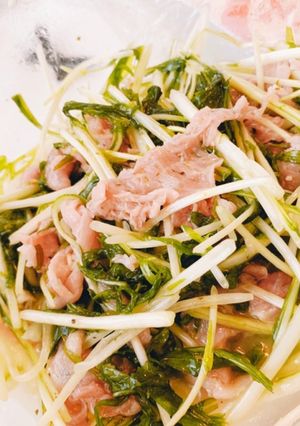 生ハム水菜マリネ-レシピのメイン写真