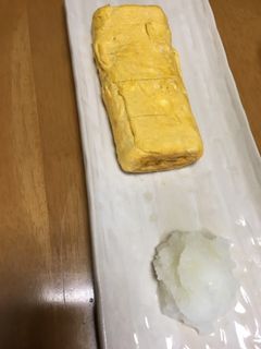 出汁巻き玉子風の卵焼き☆大根おろしが◎-レシピのメイン写真