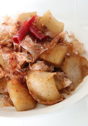 美味♪フライパンで板こんの甘辛炒め★副菜-レシピのメイン写真