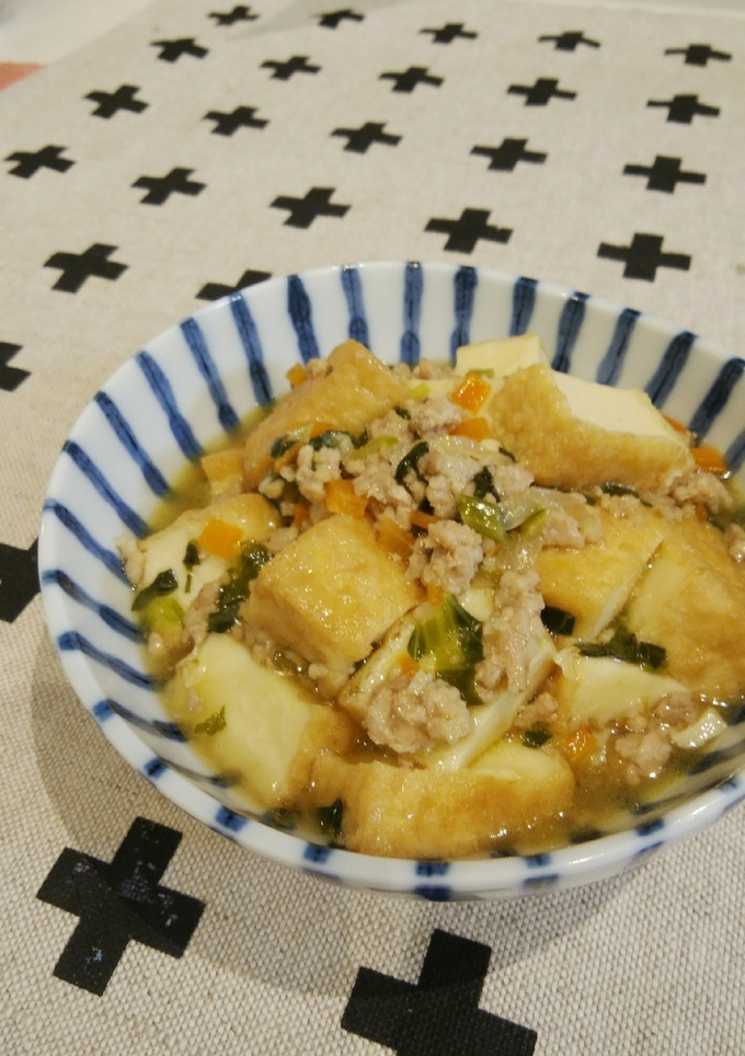 厚揚げのそぼろ煮-レシピのメイン写真