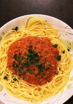 我が家の定番！味噌入りミートソース-レシピのメイン写真