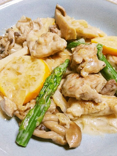 おもてなしに♫鶏もも肉のレモンクリーム煮-レシピのメイン写真