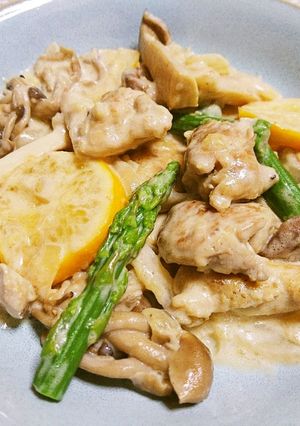 おもてなしに♫鶏もも肉のレモンクリーム煮-レシピのメイン写真