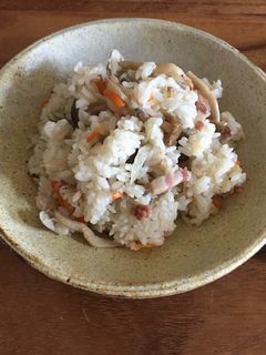 日本酒でふっくら 炊き込みご飯-レシピのメイン写真