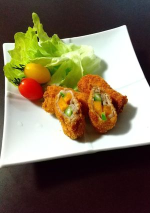 ブロッコリーの茎のロールフライ-レシピのメイン写真