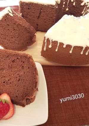 ココアDe豆腐シフォン-レシピのメイン写真