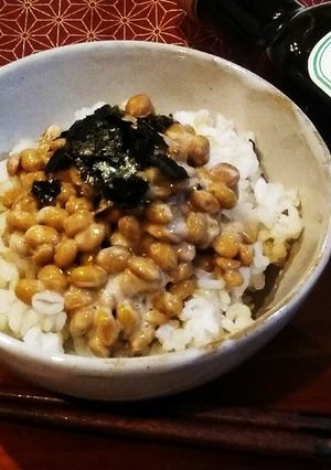 納豆ご飯 サラダマスターで炊いたご飯 -レシピのメイン写真