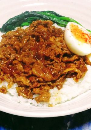 豚コマで！簡単魯肉飯風カレー-レシピのメイン写真