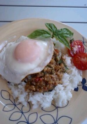 タイカレーを使ってガバオご飯-レシピのメイン写真