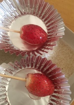 子どもと作る♬　いちご飴＆べっこう飴-レシピのメイン写真