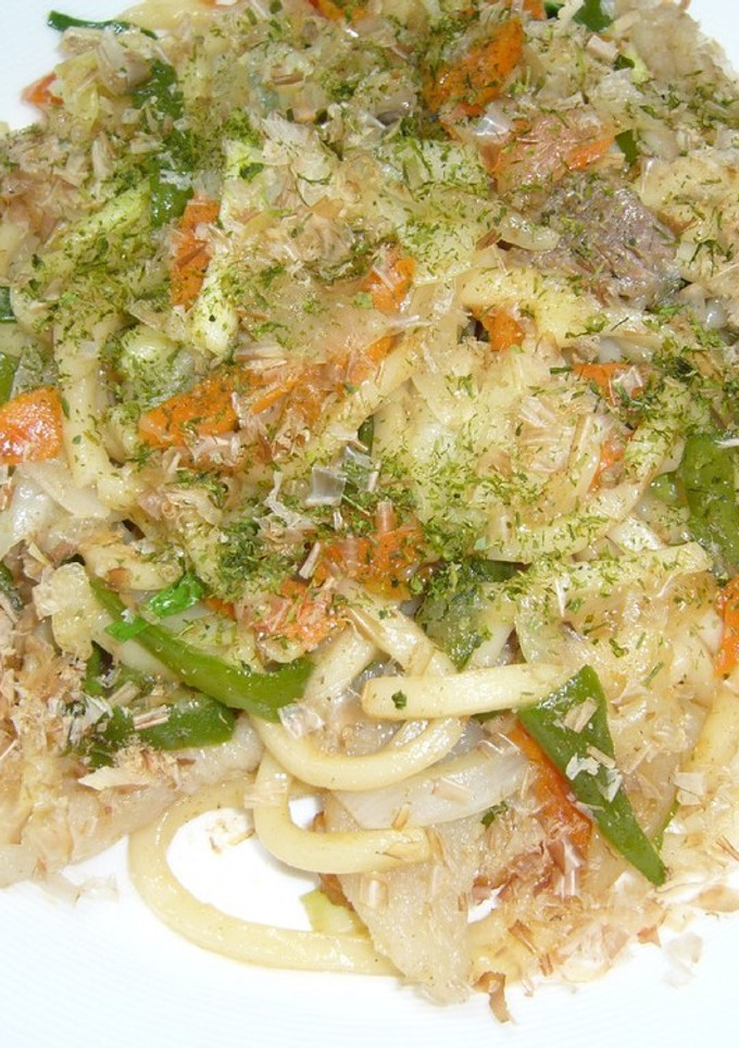 節約レシピ☆おばあちゃんの簡単焼きうどん-レシピのメイン写真