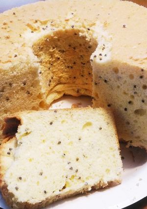 えごまシフォンケーキ-レシピのメイン写真