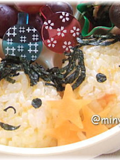 彦星&織姫 七夕:キャラ弁-レシピのメイン写真