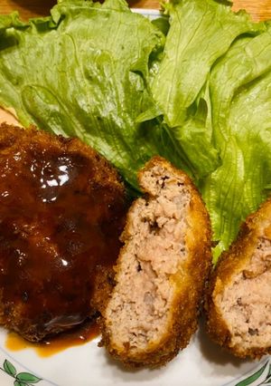 肉々しい！ジューシー！メンチカツ-レシピのメイン写真
