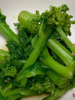すき焼きのたれで菜の花おひたし-レシピのメイン写真