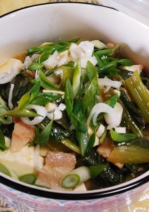 麻婆豆腐(レンジで簡単)小松菜-レシピのメイン写真