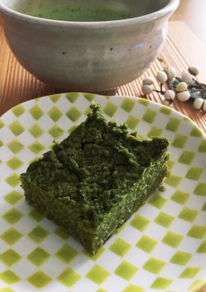 油不使用♪卵白消費♪おから抹茶ケーキ-レシピのメイン写真