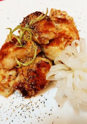 鶏むね肉の昆布だしマヨネーズ漬け込み焼き-レシピのメイン写真