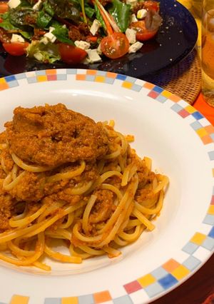 炊飯器で簡単♪タコのラグーパスタ-レシピのメイン写真