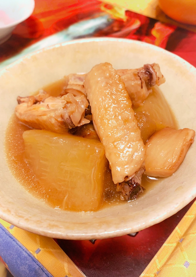 炊飯器で簡単♪大根と鶏手羽の柔らか煮-レシピのメイン写真