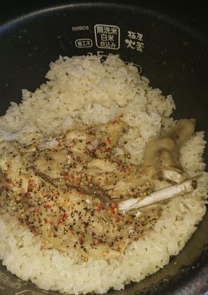 鶏脚1本の炊き込みご飯(^○^)-レシピのメイン写真