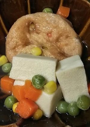 高野豆腐とがんもの含め煮-レシピのメイン写真