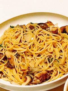 鯖缶de和風パスタ-レシピのメイン写真