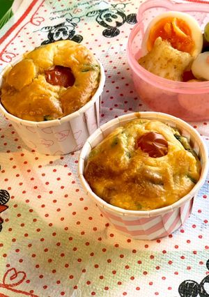 お弁当やランチに♡簡単カップケークサレ-レシピのメイン写真