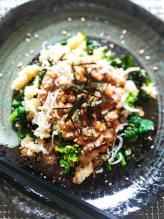 菜の花の納豆ちらし♪サラダ風-レシピのメイン写真