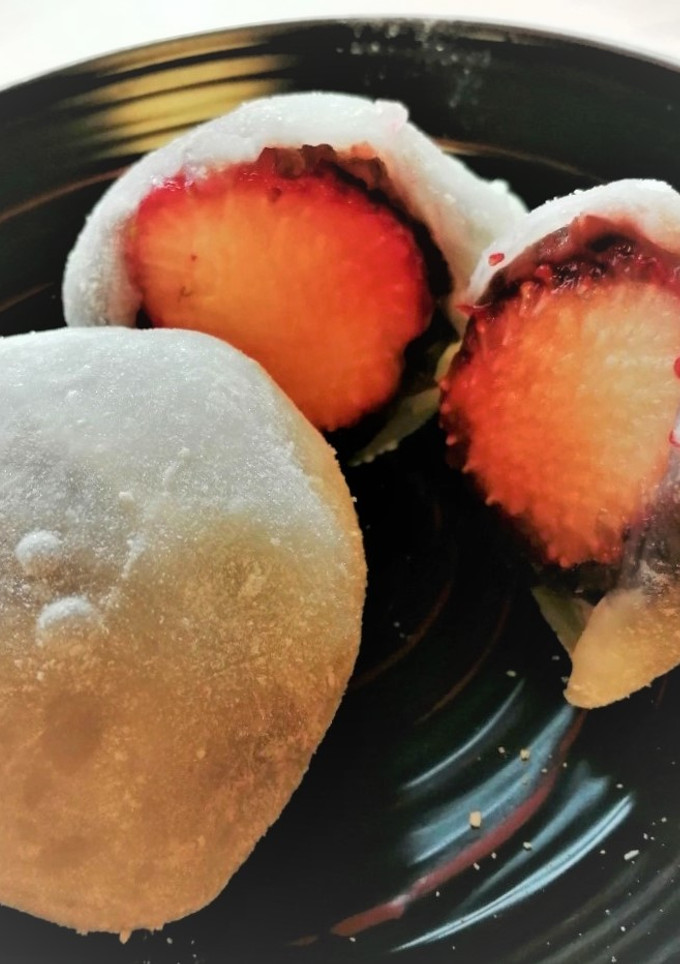 レンジで簡単　苺大福-レシピのメイン写真