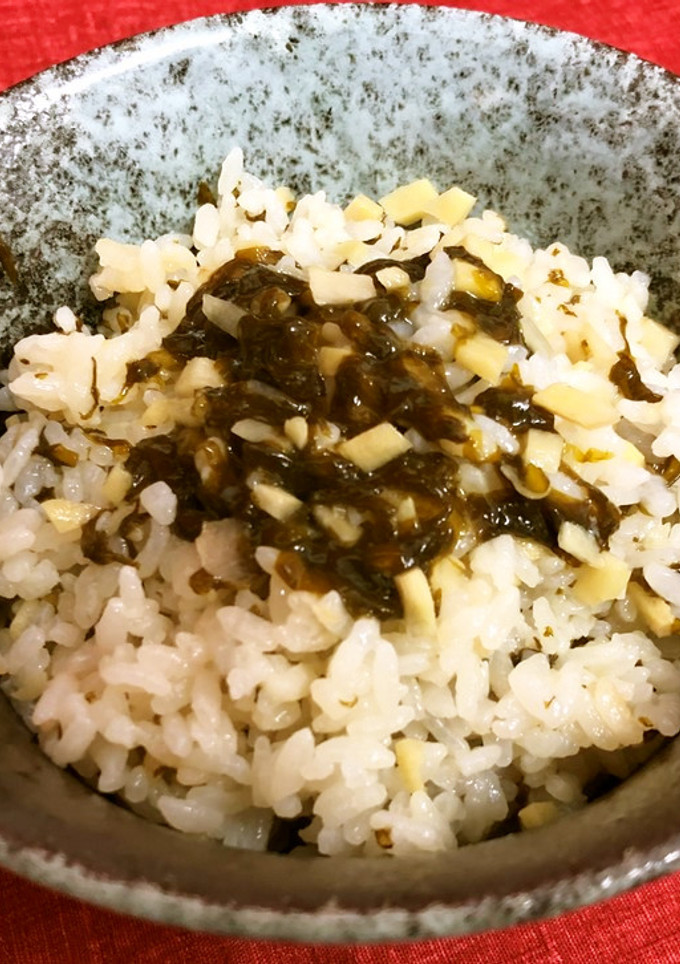 ワカメと新生姜の炊き込みご飯-レシピのメイン写真