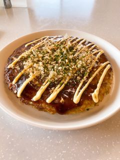 キャベツたっぷり合挽きミンチのお好み焼き-レシピのメイン写真
