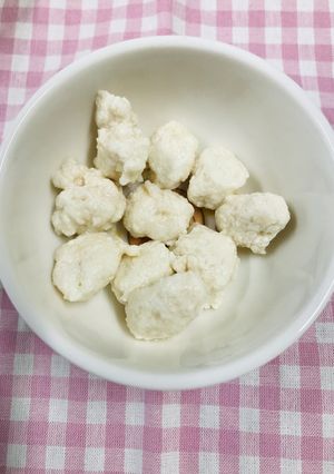９～11か月頃　鶏むね肉とお豆腐の肉団子-レシピのメイン写真