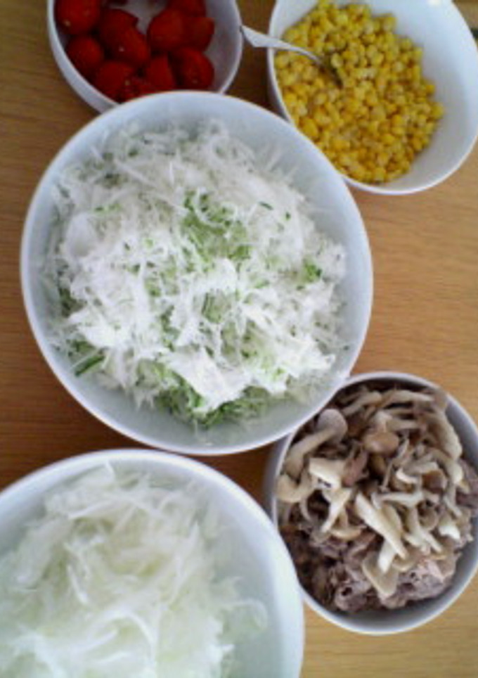 野菜のための我が家の冷しゃぶ-レシピのメイン写真