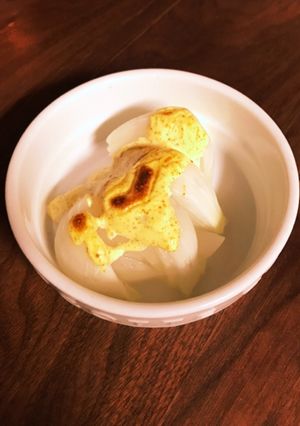 新玉ねぎでカレーマヨソテー♪-レシピのメイン写真