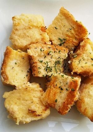 犬ご飯　鶏とチーズのフレンチトースト-レシピのメイン写真