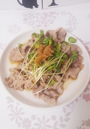豚肉のごま梅あわせ-レシピのメイン写真