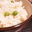 グリンピースごはん