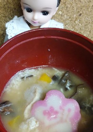リカちゃん♡杵島さんのあったかとろろ汁ꕤ-レシピのメイン写真