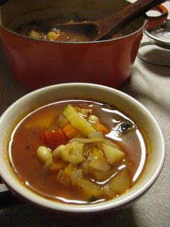 残り物でたっぷり野菜☆トマトスープ-レシピのメイン写真