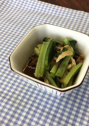 小松菜のかんたん煮びたし-レシピのメイン写真