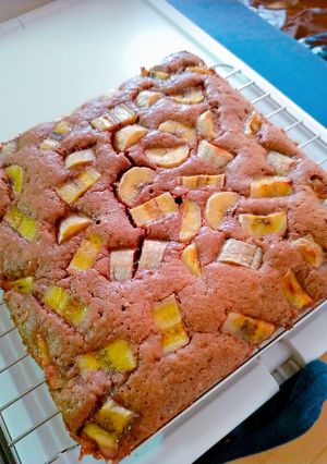 ☆バナナたっぷり！チョコバナナケーキ☆-レシピのメイン写真