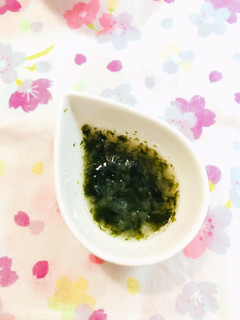 離乳食中期✩.*˚ワカメのみぞれ汁-レシピのメイン写真